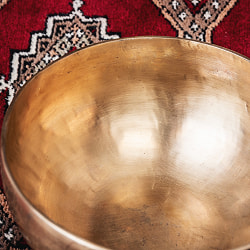 【一点物】アンティックシンギングボウル【音階：Bb】約1103g(スティック付属) - サブ5
