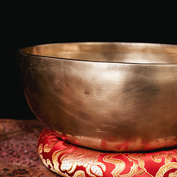【一点物・個性的】アンティックシンギングボウル【音階：A】約1804g(スティック付属) - サブ2