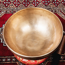 【一点物・個性的】アンティックシンギングボウル【音階：A】約1804g(スティック付属) - サブ3