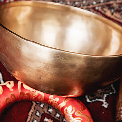 【一点物・個性的】アンティックシンギングボウル【音階：A】約1804g(スティック付属) - サブ4