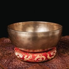 【一点物・個性的】アンティックシンギングボウル【音階:A】約1804g(スティック付属)