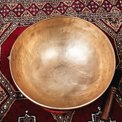 【一点物】アンティックシンギングボウル【音階：C#】約2275g(スティック付属) - サブ3