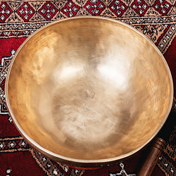 【一点物】アンティックシンギングボウル【音階：D】約2428g(スティック付属) - サブ3