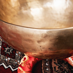 【一点物】アンティックシンギングボウル【音階：C】約3745g(スティック付属) - サブ4