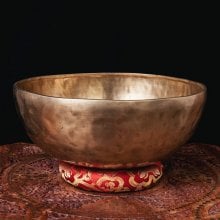 【一点物】アンティックシンギングボウル【音階:C】約3745g(スティック付属)