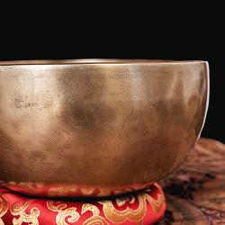 【一点物】アンティックシンギングボウル【音階：C#】約1065g(スティック付属) - サブ2
