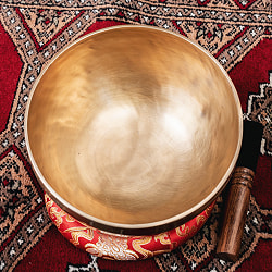 【一点物】アンティックシンギングボウル【音階：A】約1447g(スティック付属) - サブ3