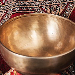 【一点物】アンティックシンギングボウル【音階：A】約1447g(スティック付属) - サブ5
