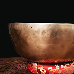 【一点物】アンティックシンギングボウル【音階：Eb】約2865g(スティック付属) - サブ2