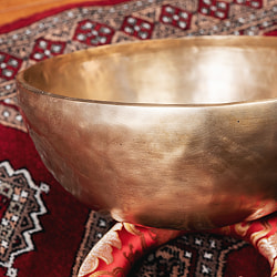 【一点物】アンティックシンギングボウル【音階：Eb】約2865g(スティック付属) - サブ4