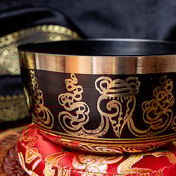 【一点物】高音質ブラックシンギングボウル【音階:G】 645g(スティック付属) - サブ2