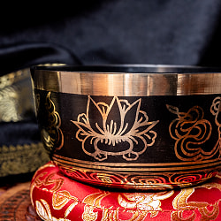 【一点物】高音質ブラックシンギングボウル【音階:Ab】 681g(スティック付属) - サブ2