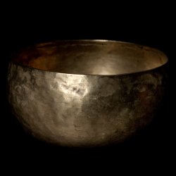 一点物】アンティックシンギングボウル【音階:E】 838g(スティック付属