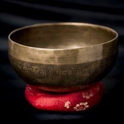 【一点物】チベタンシンギングボウル【音階：D#】611g(スティック付属)の商品写真