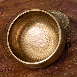 槌目付きティッカシンギングボウル 約15.5cm〔スティック付属〕 - サブ3