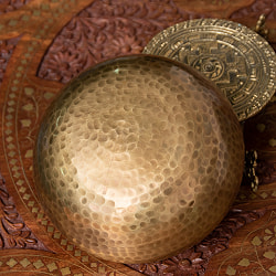 槌目付きティッカシンギングボウル 約15.5cm〔スティック付属〕 - サブ4