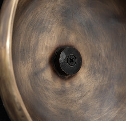 【1点物】ハンドル付き ハンドメイド シンギングボウル 直径:19cm程度 音階:C# - サブ3