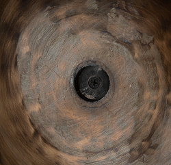 【1点物】ハンドル付き ハンドメイド シンギングボウル 直径:21cm程度 音階:A# - サブ3