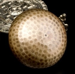 槌目付きティッカシンギングボウル 約9.7cm×約4.9cm〔スティック付属〕 - サブ4