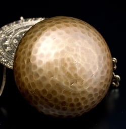 槌目付きティッカシンギングボウル 約11cm〔スティック付属〕 - サブ4