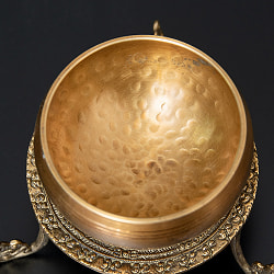 槌目付きティッカシンギングボウル 約10.5cm 〔スティック付属〕 - サブ3