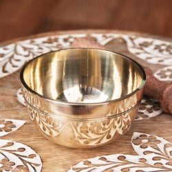 シンプルシンギングボウル ライン模様入り 約9.5cm