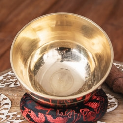 シンプルシンギングボウル　ライン模様入り 約12cm - サブ3