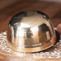 シンプルシンギングボウル　ライン模様入り 約12cm - サブ4