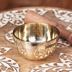 シンプルシンギングボウル ライン模様入り 約7cm