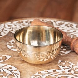シンプルシンギングボウル ライン模様入り 約8.1cm