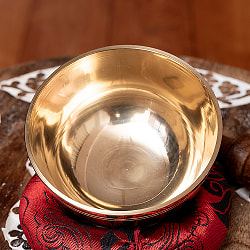 シンプルシンギングボウル　ライン模様入り 約8.9cm - サブ3