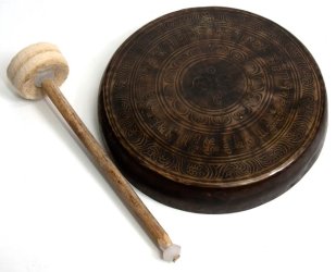 チベット仏教の銅鑼【28cm】 の通販[送料無料] - TIRAKITA.COM
