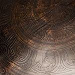 チベット仏教の銅鑼【26cm 900g】の商品写真