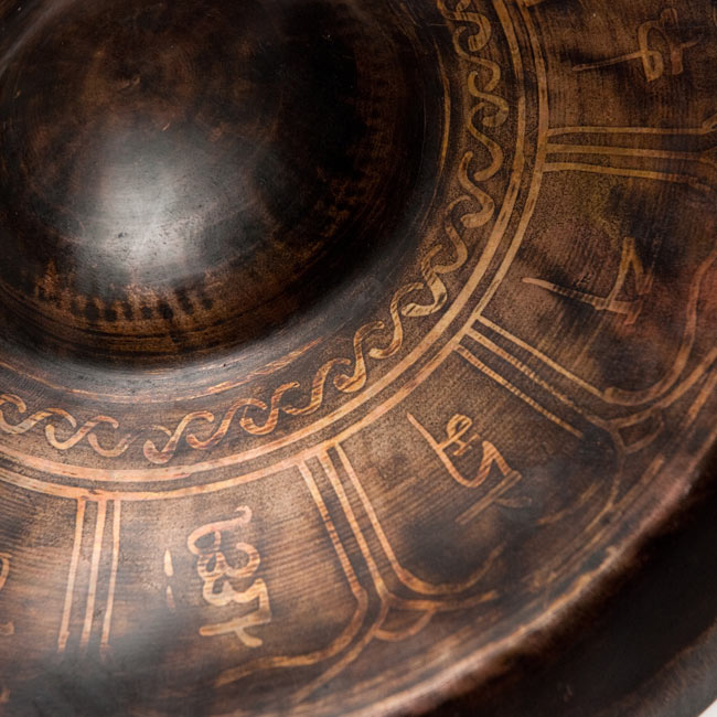 チベット仏教の銅鑼【21cm 650g】 の通販[送料無料] - TIRAKITA.COM