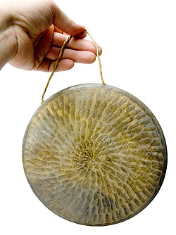 ベトナムのゴング（銅鑼）約20cm - サブ5