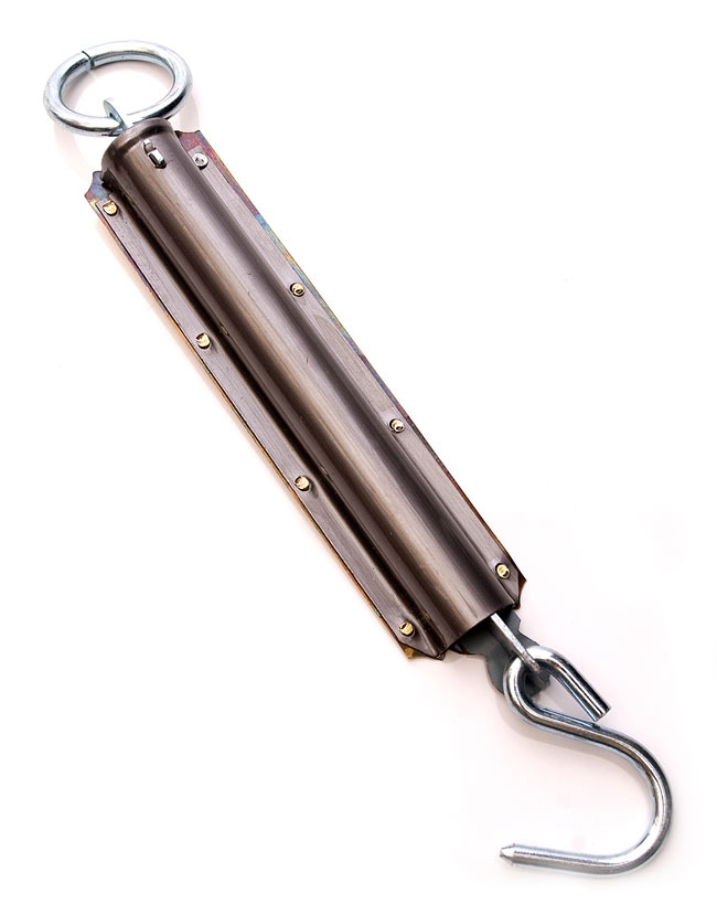 アンティーク風スプリングバランススケール[50Kgまで]【銀色・細形