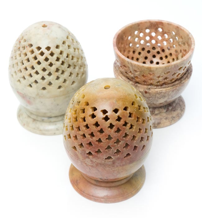 ソープストーン卵型キャンドル＆お香立て の通販 - TIRAKITA.COM