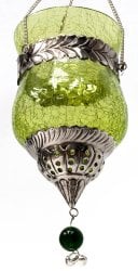 ひょうたん型ハンギングキャンドルスタンド【大】-黄緑の商品写真