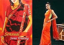 サリー着付けチュートリアル ビデオCD[Sensual Saree Wearing]の商品写真