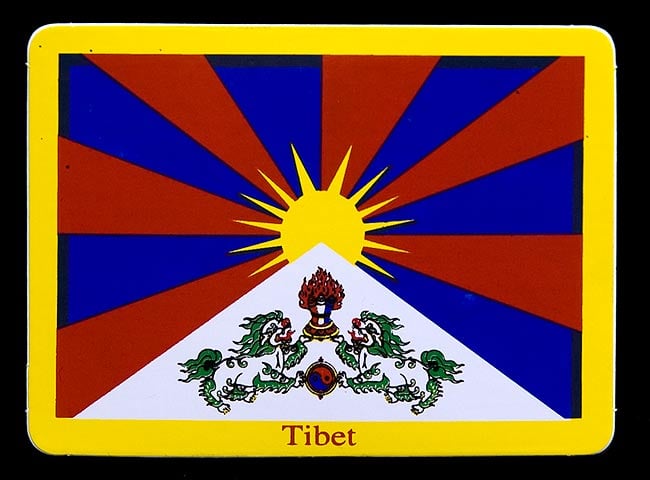 チベットの国旗の写真1