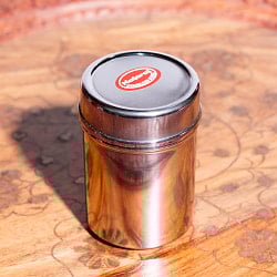 ステンレスのマサラケース・小物入れ-1号[6cm×4.5cm　約50ml] - サブ2