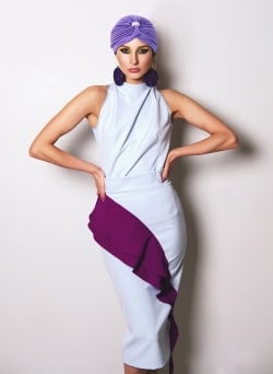 被るだけ簡単カラフルストレッチターバン ラインストーン付き　仮装に便利！インドやアラブなコスプレへ - サブ2