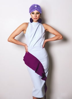 【選べる9個セット】かぶるだけ簡単カラフルストレッチターバン ラインストーン付き　仮装に便利！インドやアラブなコスプレへ - サブ2