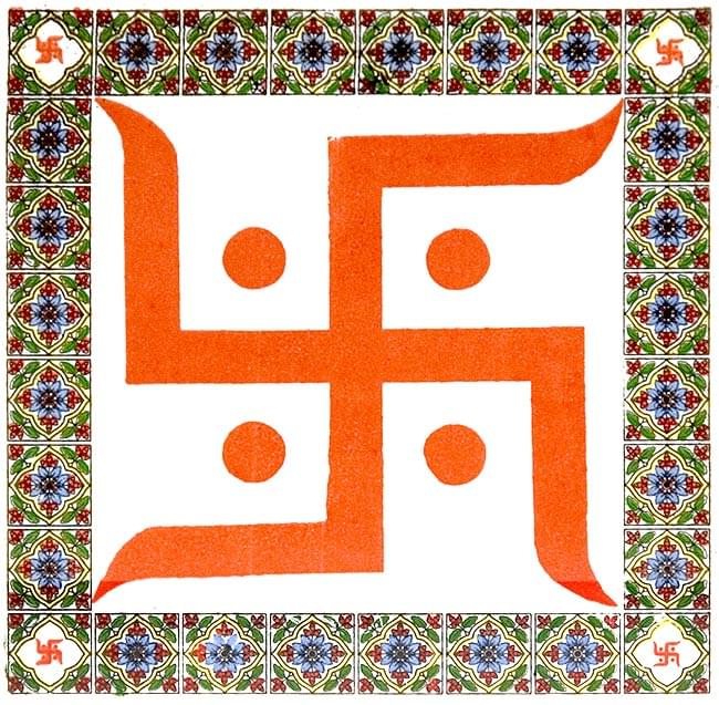 神様デコレーションタイル スヴァスティカ の通販 Tirakita Com