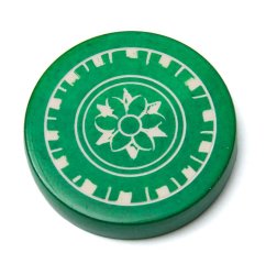 [インド品質][インド品質]カロム用のストライカー　緑系アソートの商品写真