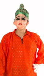 【インド品質】ターラーマスク お面 仮装【色はランダムアソート】の商品写真