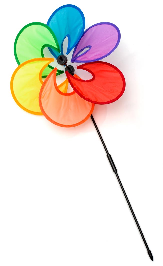 カラフルかざぐるま - バルーンの商品写真 1枚目 全体写真です。