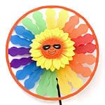 カラフルかざぐるま - 太陽