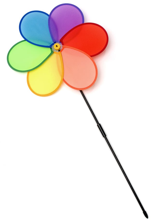 カラフルかざぐるま - 花の写真