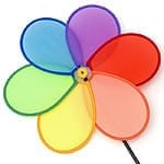 カラフルかざぐるま - 花の商品写真